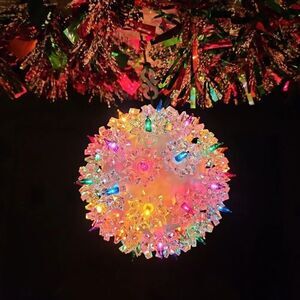 6" Multicolor T5 LED Starlight Sphere By Wintergreen Lighting